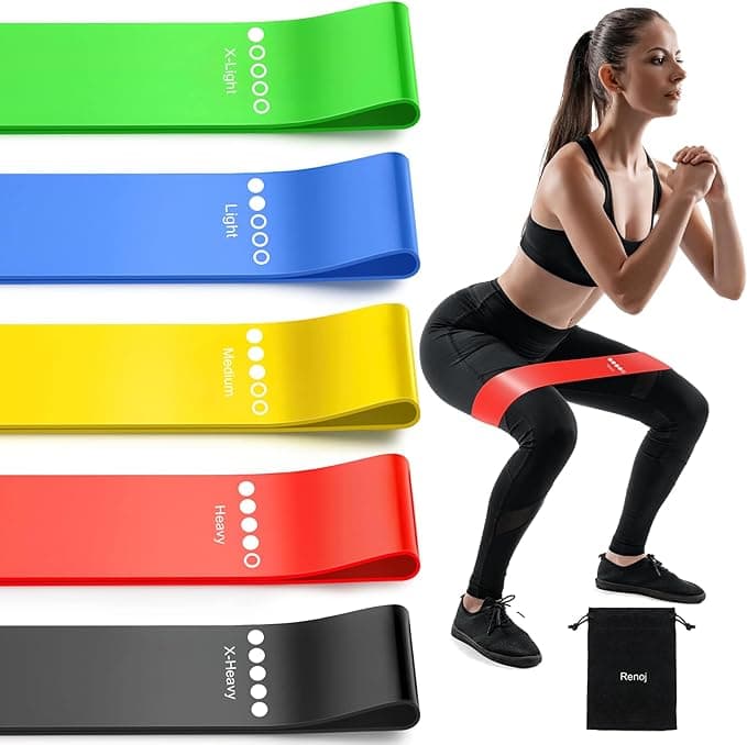 Kit 5 Bandas Elásticas Multiuso Fitness
